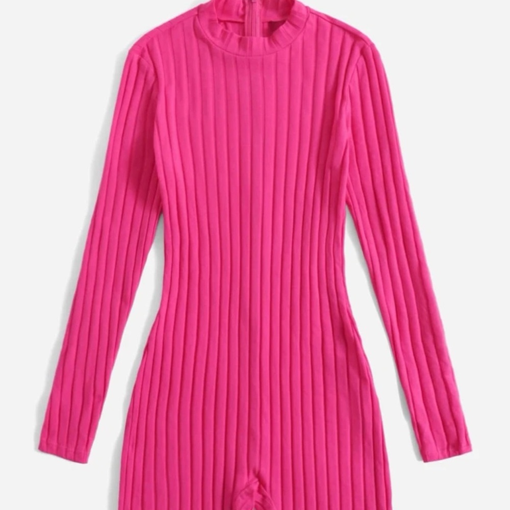 Bright pink romper from Shein